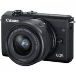 Canon EOS M200 + EF-S 15-45 IS STM KIT lens Compact Mirrorless Digital Vlogging Camera Touch Panel LCD, Built-in Wi-Fi, and Bluetooth Technology