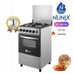 Nunix KZ-560-3G1E 3 Gas 1 Hotplate Electric Oven Cooker