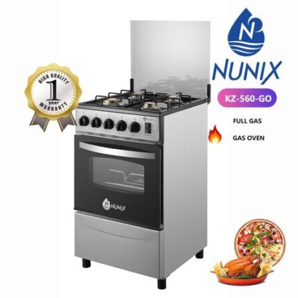 Nunix KZ-560-3G1E 3 Gas 1 Hotplate Electric Oven Cooker