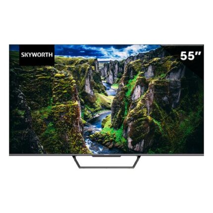 Skyworth 55SUE9500 55'' QLED UHD 4K Andriodtv Frameless LED TV- Black