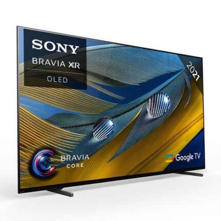 Sony 65” inch 65A80J XR OLED 4K Ultra HD HDR Smart Google TV 2021, Black