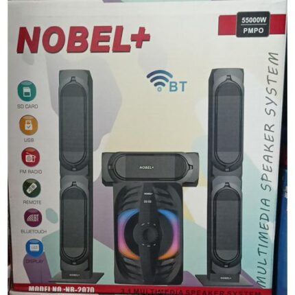 Nobel 55000W PMPO 3.1CH MULTIMEDIA SPEAKER SYSTEM WITH TALLBOY SPEAKERS