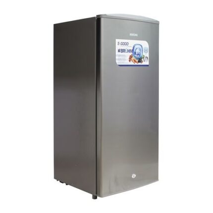 Bruhm BFS 190MD - Single Door Refrigerator 190L - Metallic Grey