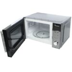 Ramtons RM/458 - Digital Glass Microwave, 700W - 20L -Black & Silver - Image 4