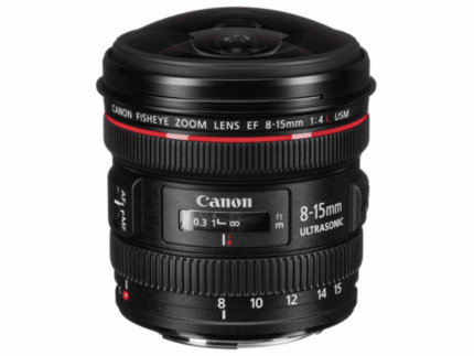 CANON LENS EF 8-15MM F/4L FISHEYE USM