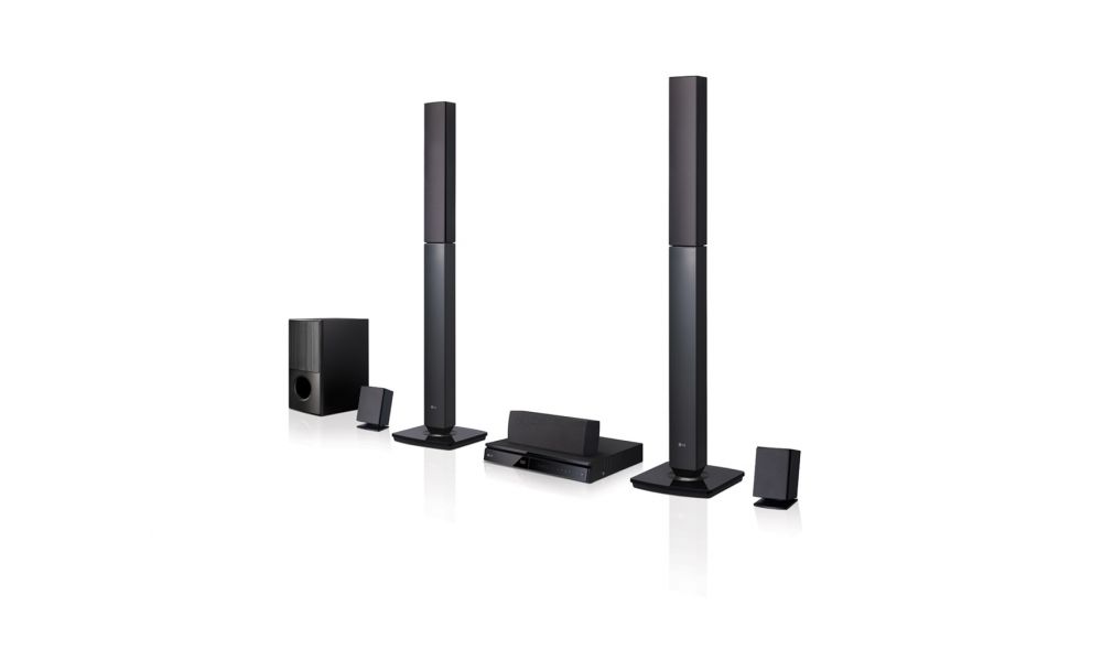 LG-LHD647.jpg LG LHD647 1000W 5.1Ch DVD Home Theatre System, 2 Tallboys - Image 1