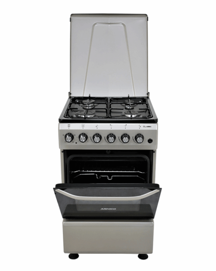 Armco GC-F5640MX(SL) 4 Gas Burner, 50X50 Electric Oven+Grill Cooker