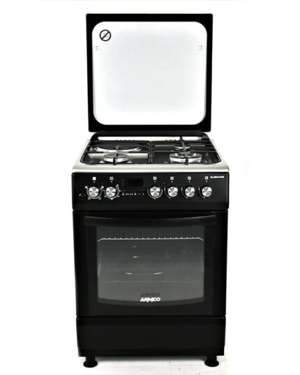 Armco GC-F6631LX2(BK) 3 Gas(1WOK) + 1 Electric Gas Cooker