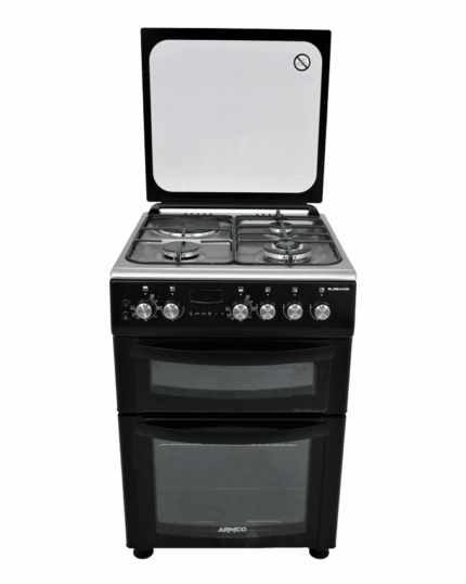 Armco GC-F6631LX3D2(BK) 3 Gas(1 WOK)+ 1 Electric Double Oven Gas Cooker