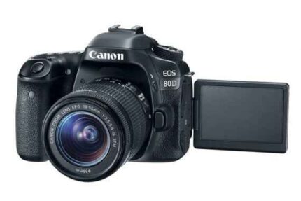 Canon EOS 80D DSLR Camera with 18-55mm Lens STM