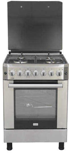 Mika MST614GHIWOK 4 Gas Cooker