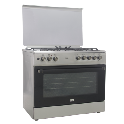 Mika MST90PU41HI FOW 4 Gas 1 Electric Oven Cooker