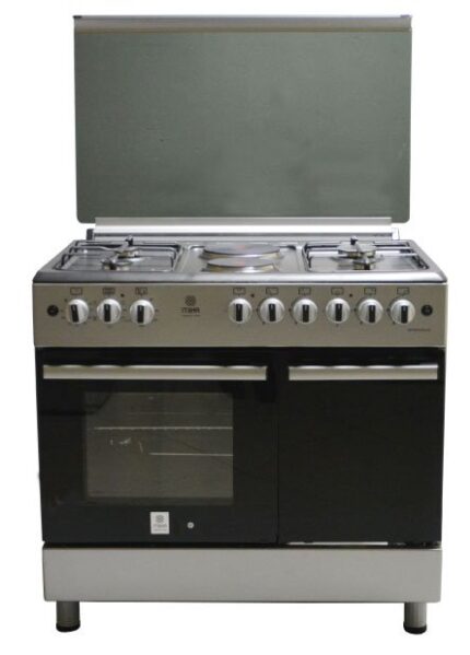 Mika MST90PU42SLGC 4 Gas 2 Electric cooker