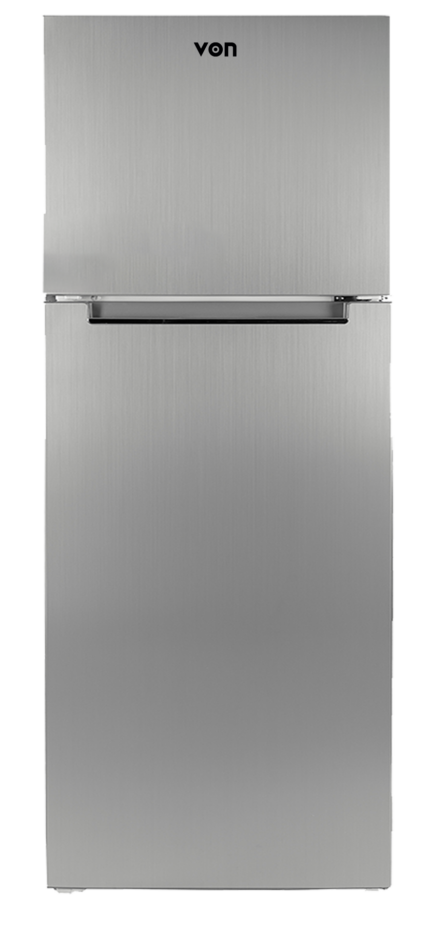 Von VART-36NHS Double Door Fridge 251L - Silver