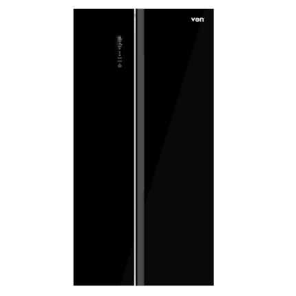 Von VARZ-20NHK Side by Side Fridge, 429L - Black
