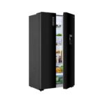 Hisense Fridge 549L Non frost Side by Side Black with Water Dispenser REF668DR