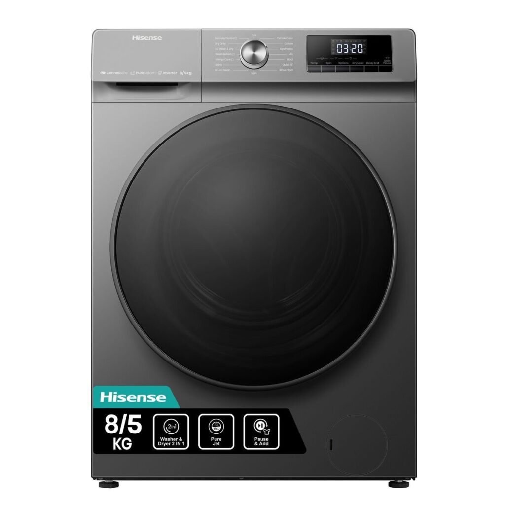 Hisense Washing Machine 8KG Wash and Dry Front Load WD3Q8043BT