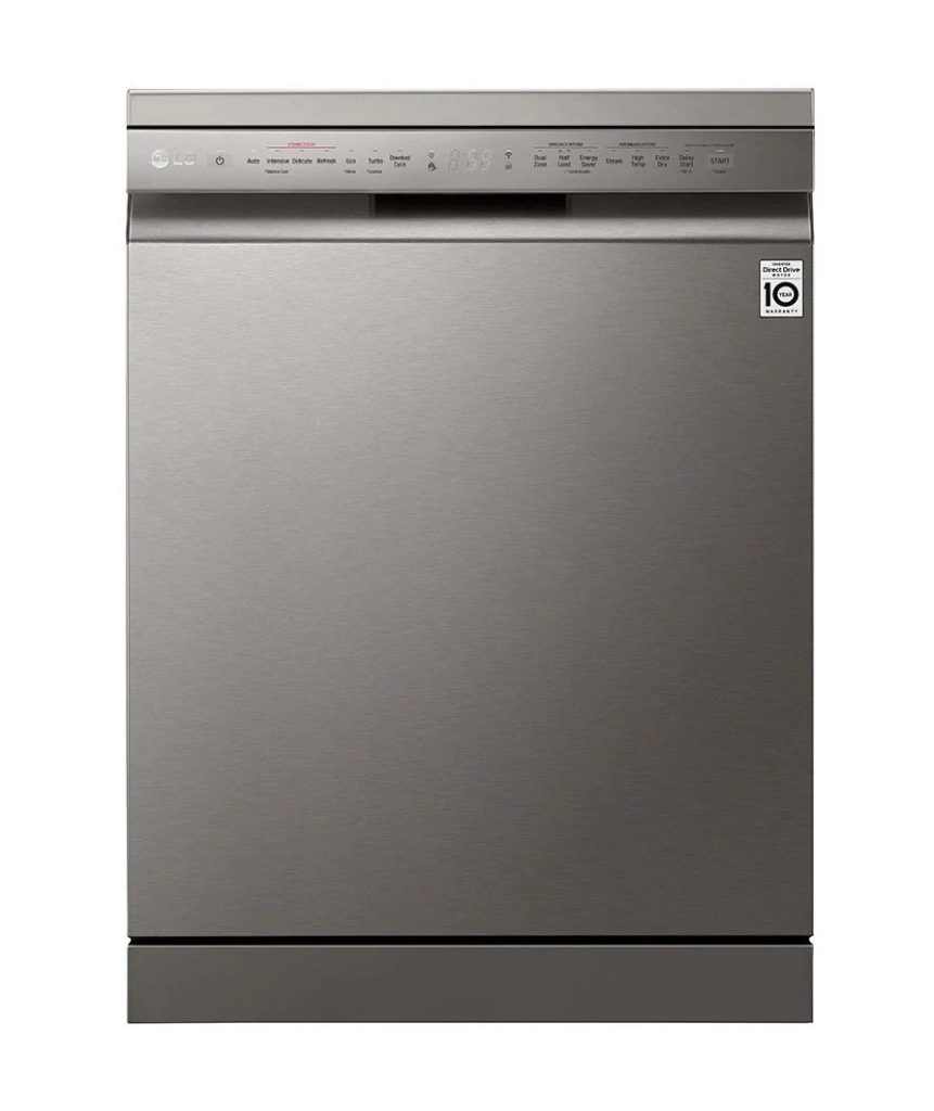 LG DFB425FP Dishwasher, 14 Place Settings - TrueSteam™, QuadWash, Wi-Fi ThinQ™