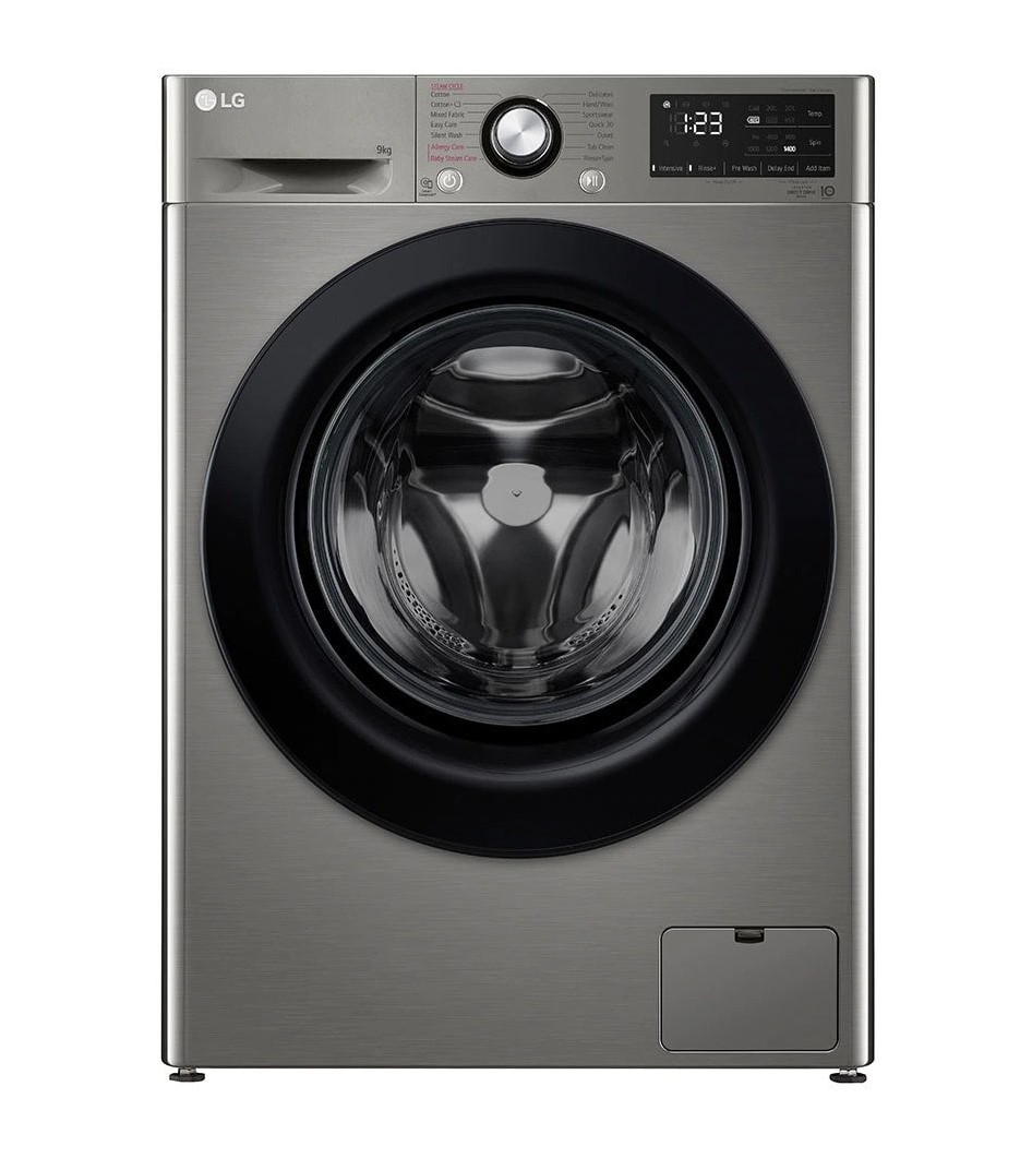 LG F4R3VYG6P Front Load Washing Machine, 9KG - AI DD Technology, Steam Technology LG F4R3VYG6P Front Load Washing Machine, 9KG - AI DD Technology, Steam Technology