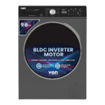 Von VAWD-906FVK Front Load Washer Dryer 9/6 KG - Silver