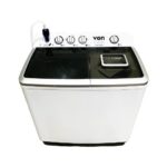 Von VWM-13AHK Twin Tub Washing Machine, White - 13KG
